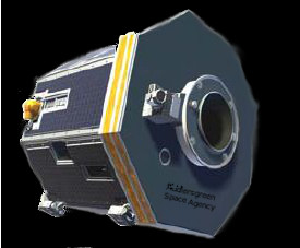 paper model of NASA Contour spacecraft