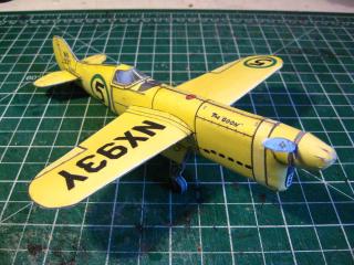  paper model of Chester Goon airplane