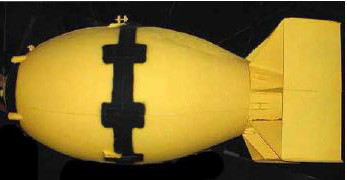 picture of fatman bomb paper model