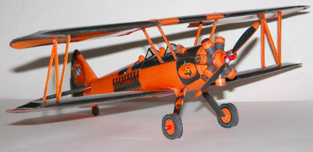 another thumbnail of halloween Stearman paper model